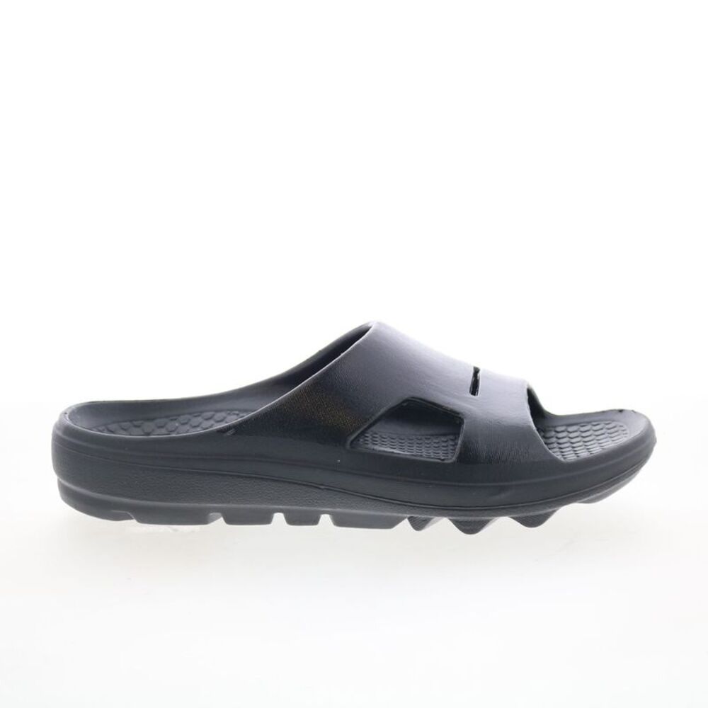 Spenco Mens Fusion 2 Fade Slide Black Shoes (NWT)